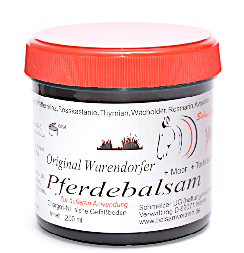 Original Warendorfer Pferdebalsam + Moor +Teufelskralle 200 ml